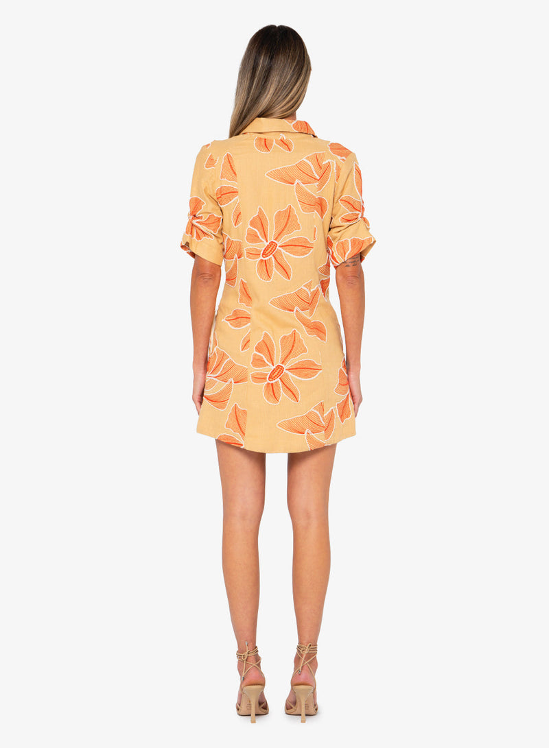 Ginger Dress Orange Multi (Final Sale)