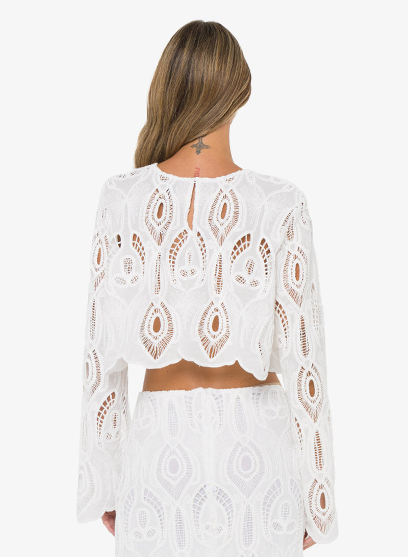 Karli Top Off White