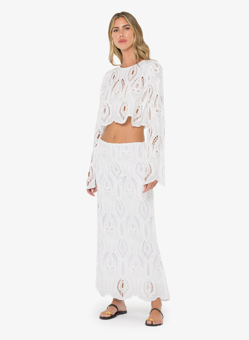 Kenzie Skirt Off White
