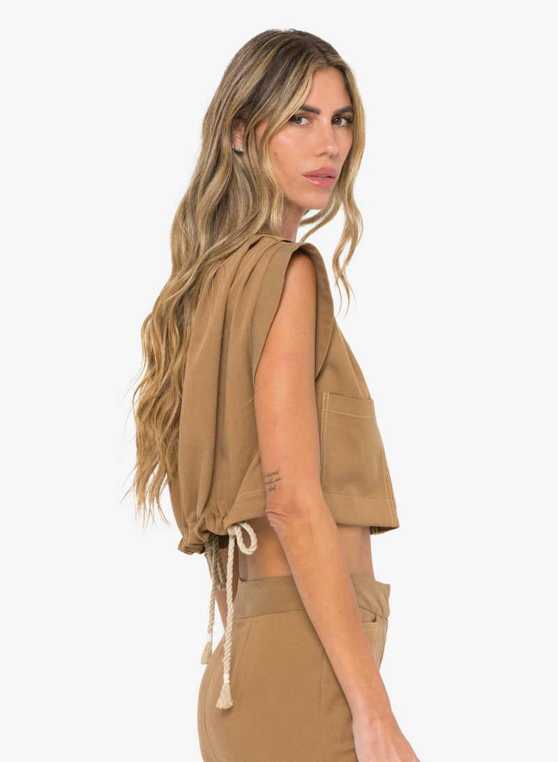 Preen Top Caramel