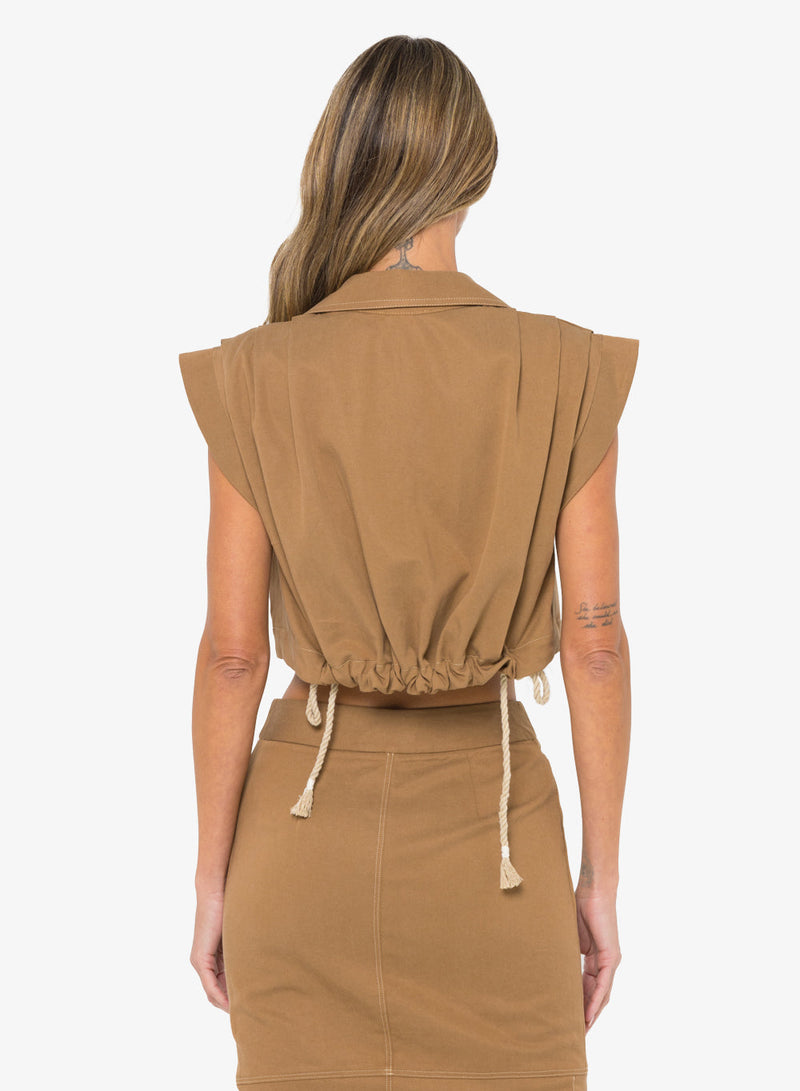 Preen Top Caramel