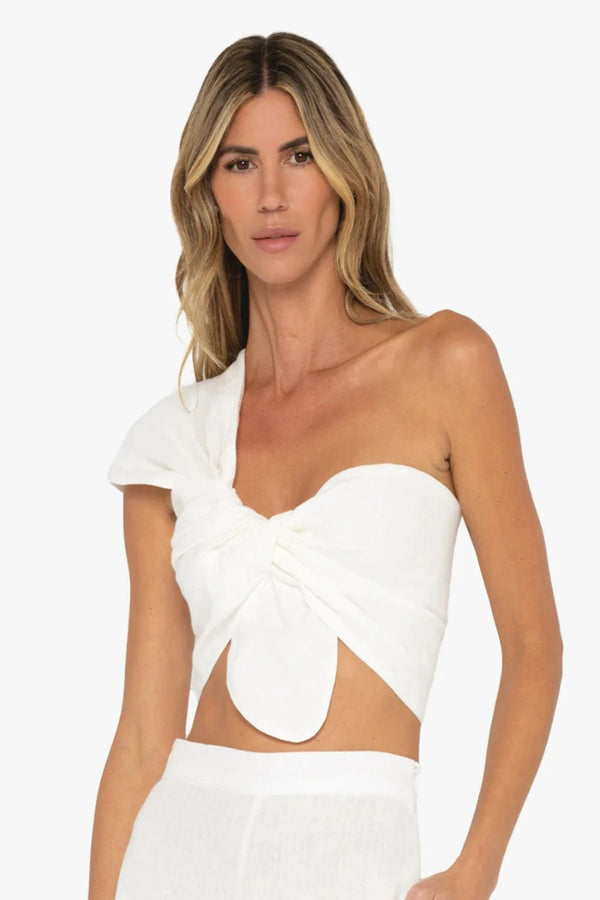 Sol Bandeau Top White