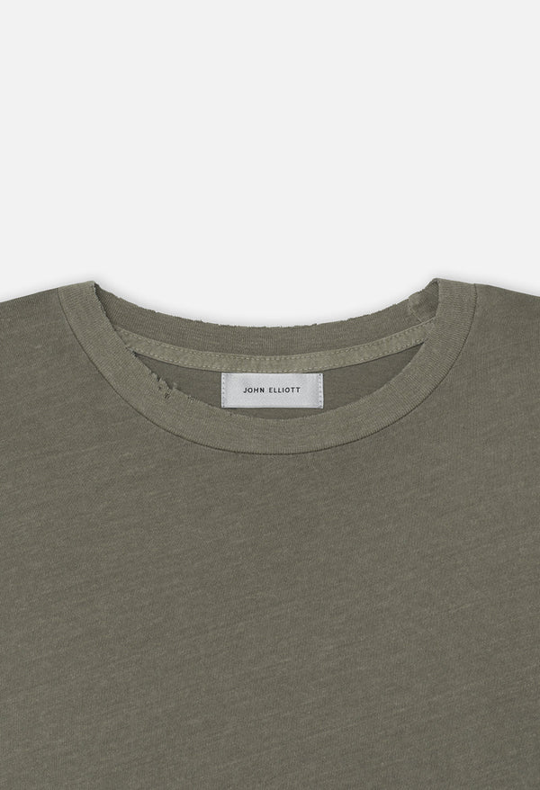 Folsom Cropped Tee Vintage Army