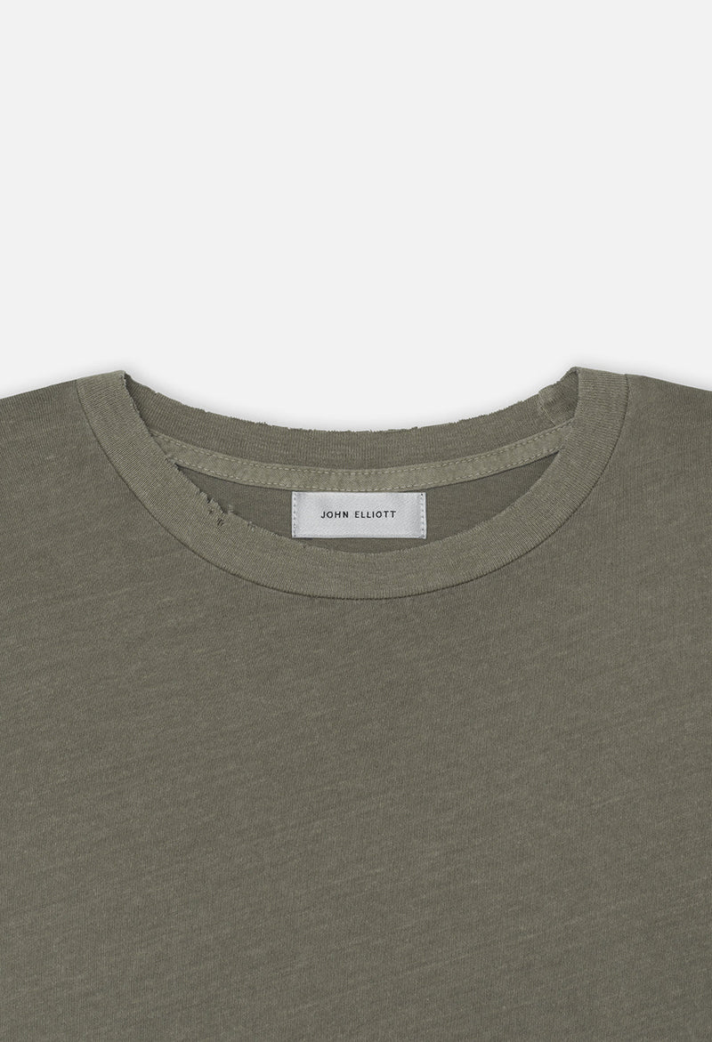 Folsom Cropped Tee Vintage Army