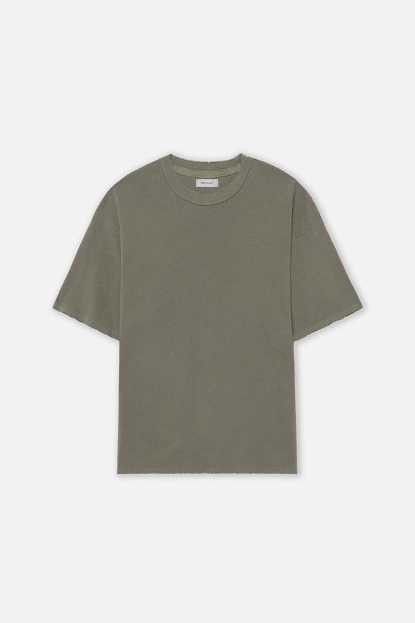 Folsom Cropped Tee Vintage Army