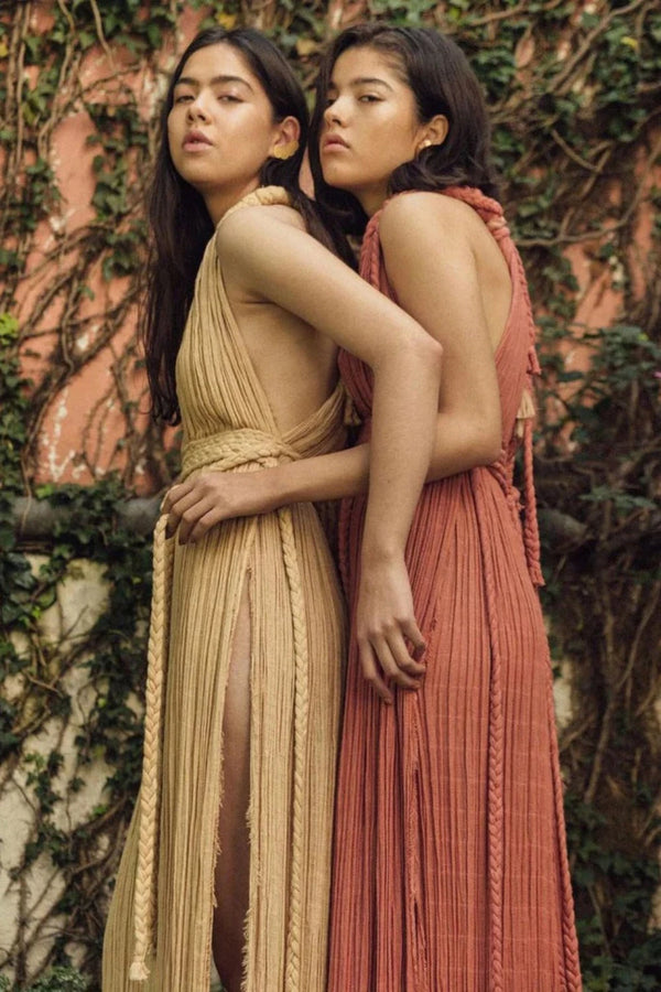 Selena Gown Sand KASIA KULENTY WOMEN'S MAXI DRESSES CURIO FAENA MIAMI
