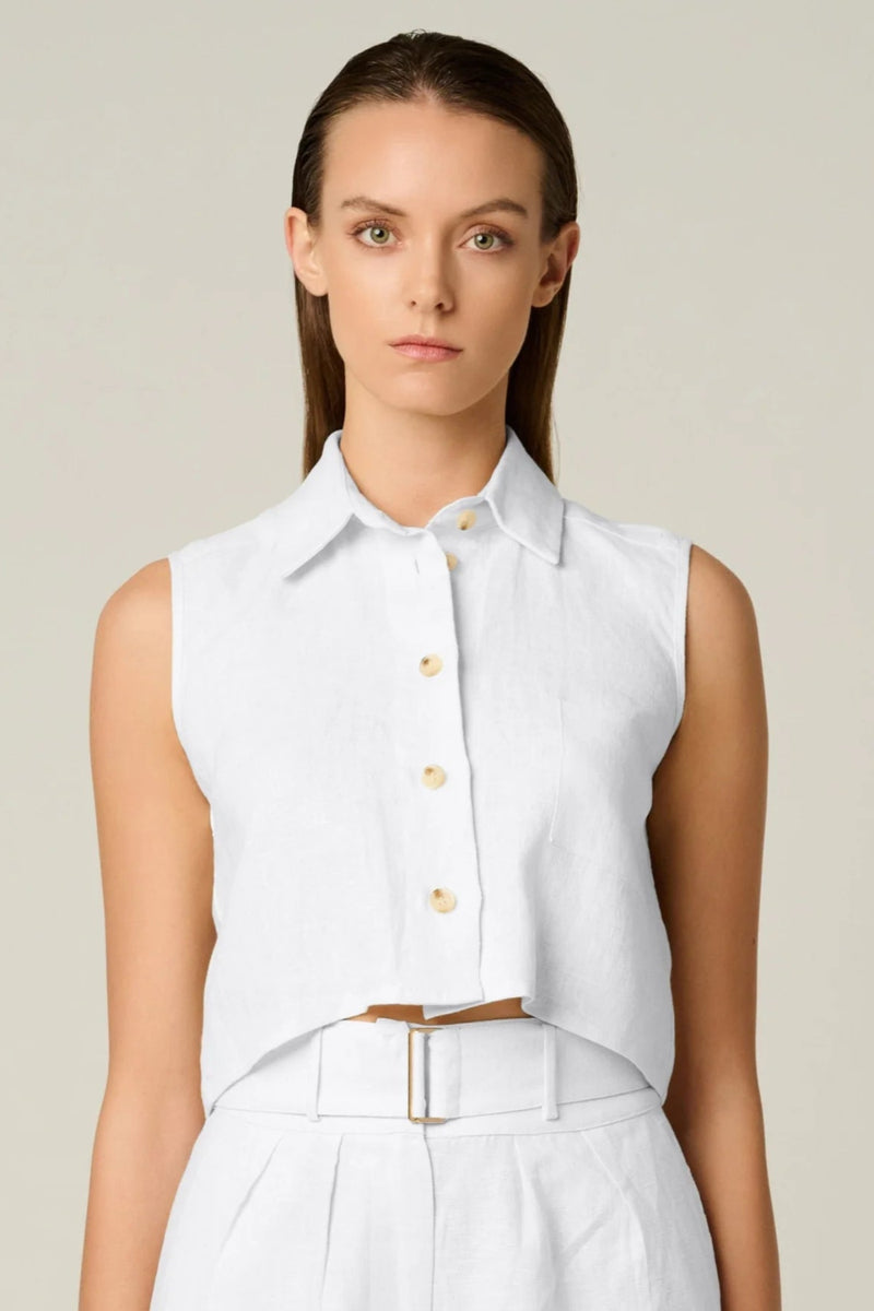 Katja Top White