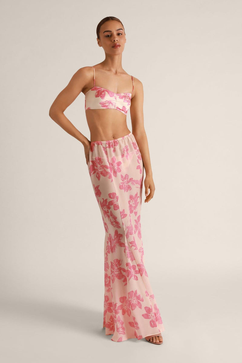 Papillon et Orchid Maxi Skirt