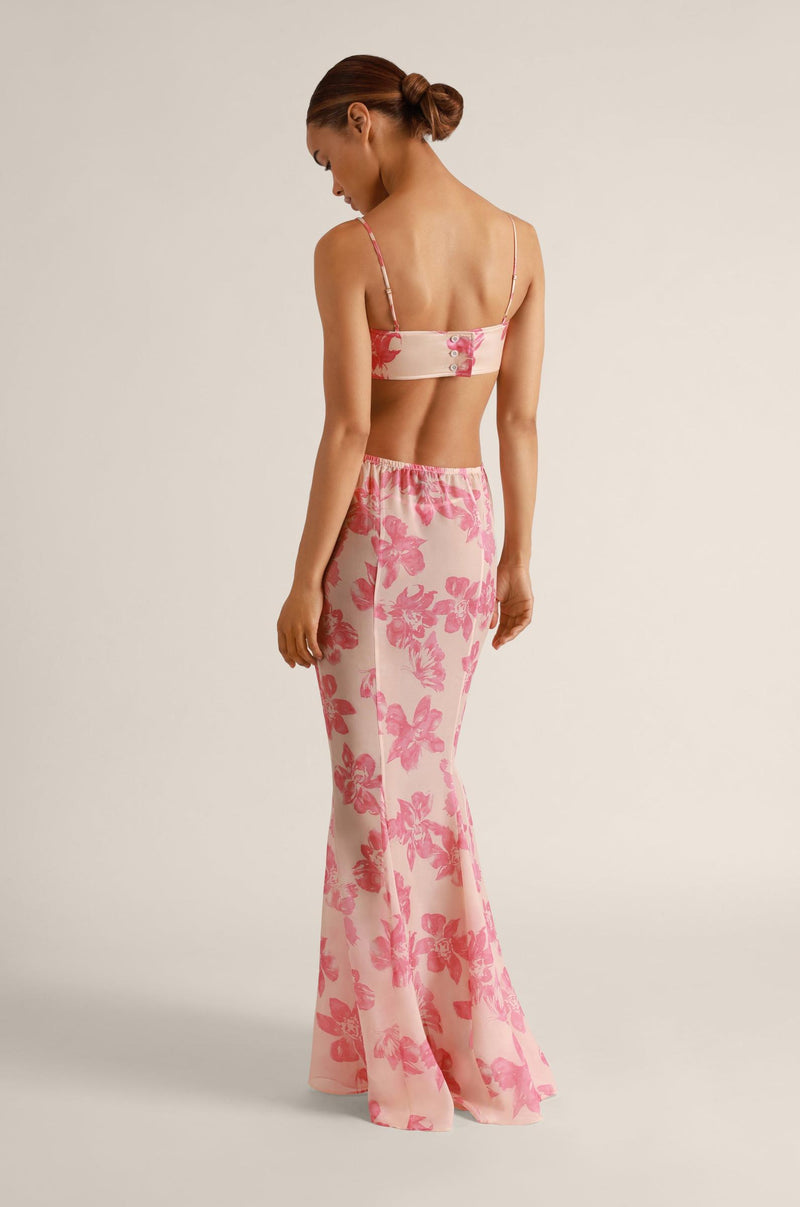 Papillon et Orchid Maxi Skirt