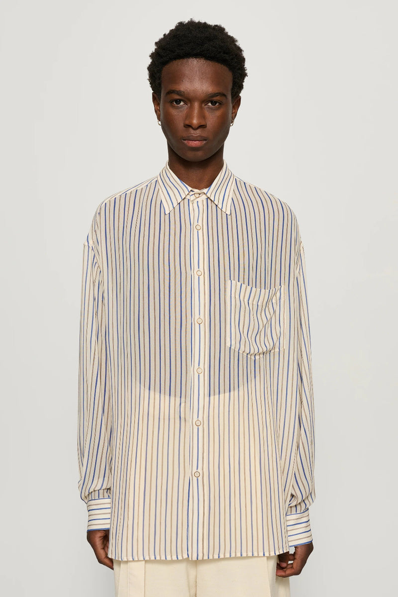 Kai Blue Stripe Shirt