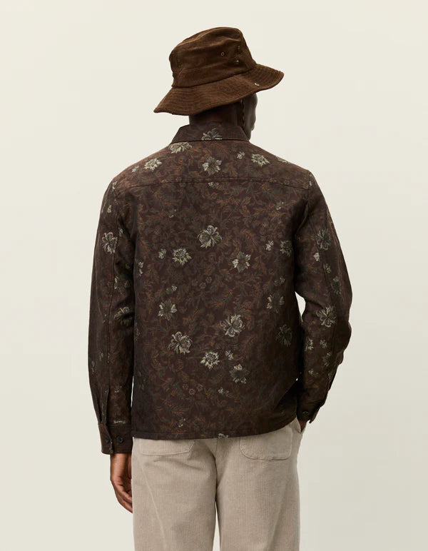 Kaleb Flower Jacquard Overshirt