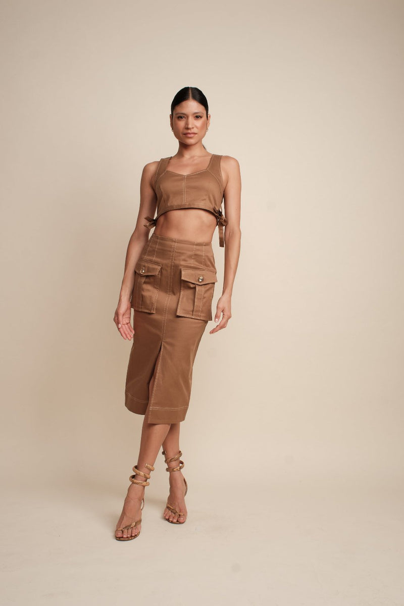 Kelly Skirt Copper