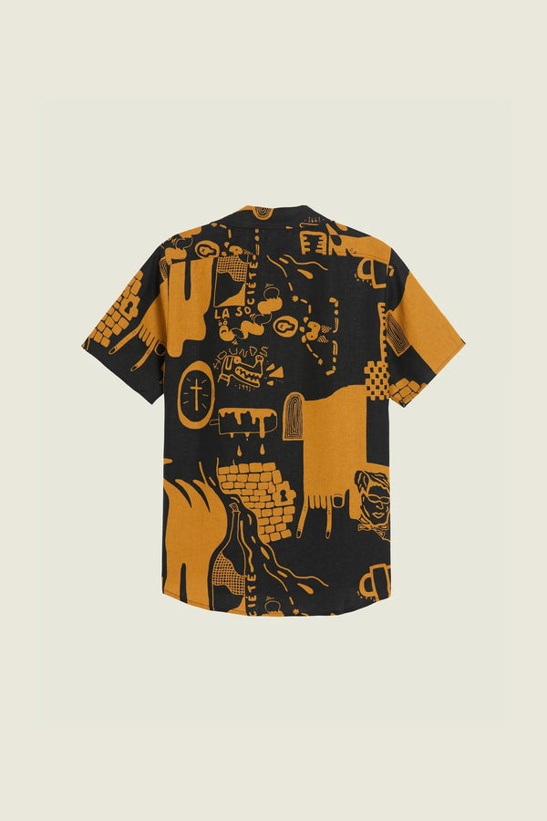 Krispy Night Cuba Linen Shirt