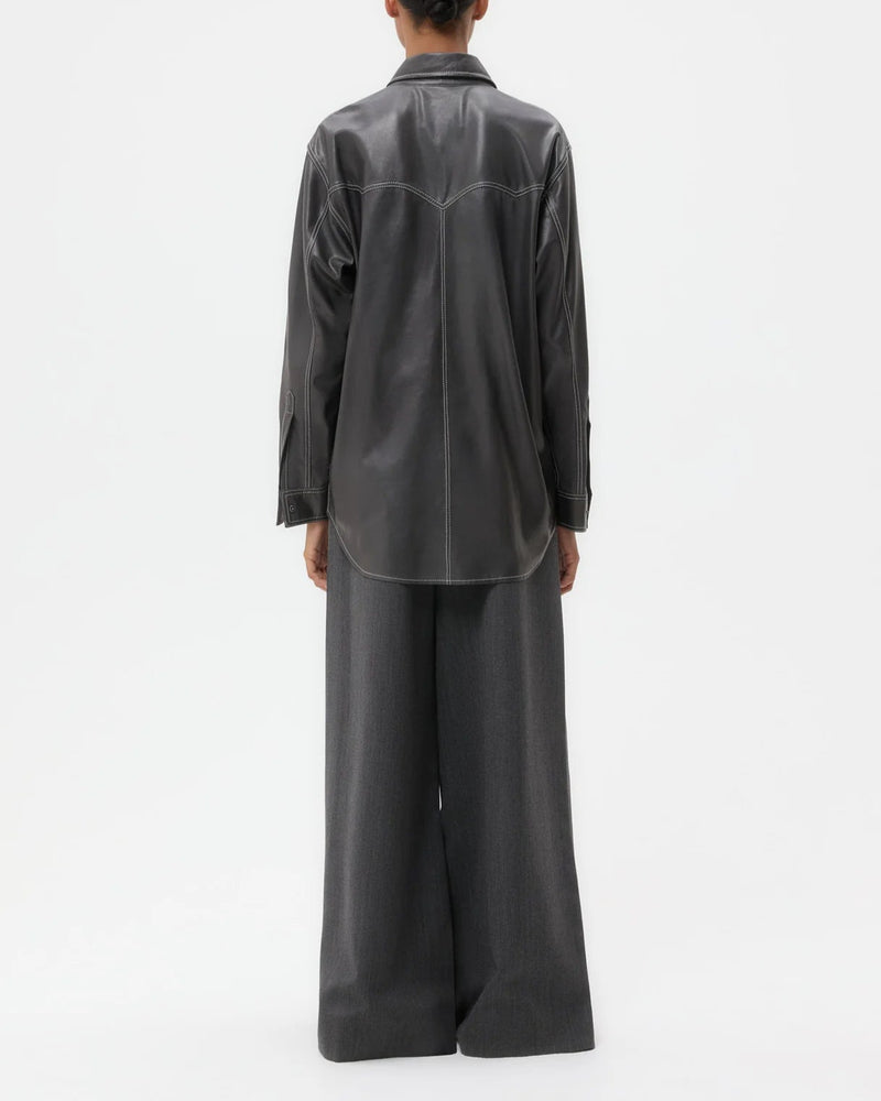 Leather Dutton Shirt