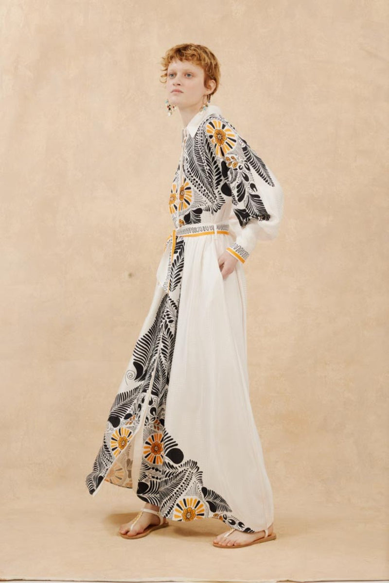M8577 Maxi Dress White
