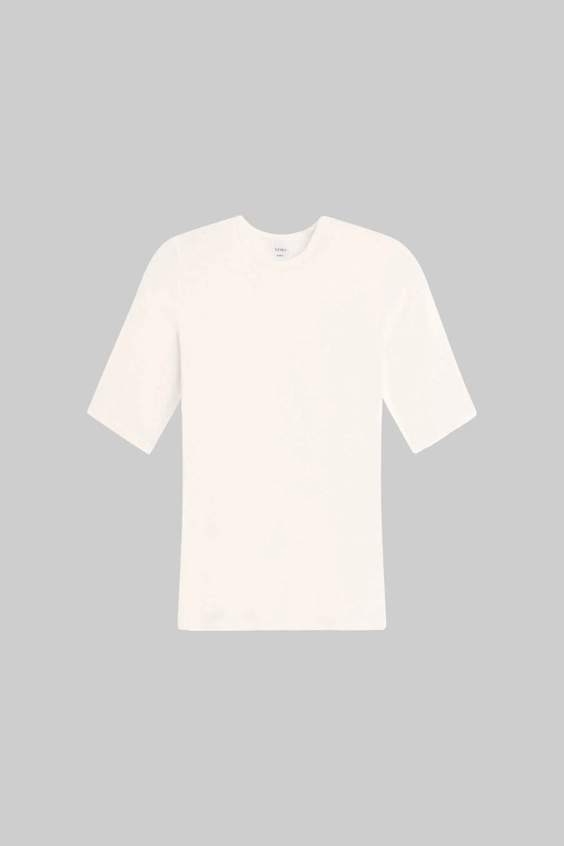 Julien Mid Sleeve Tee in Cream