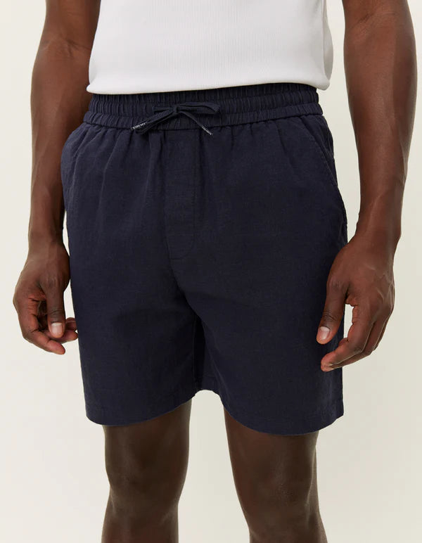 Otto Linen Shorts Navy