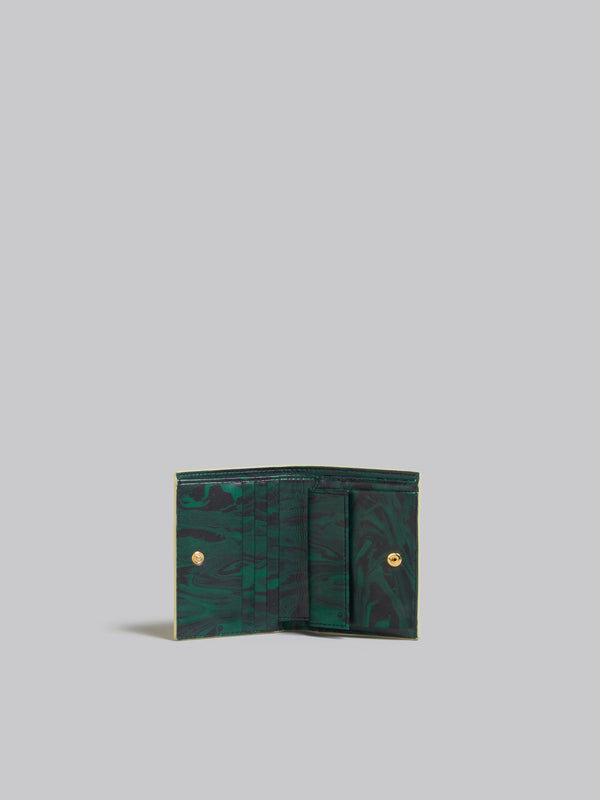 Pineapple Bifold Venice Wallet with Marbled Interior