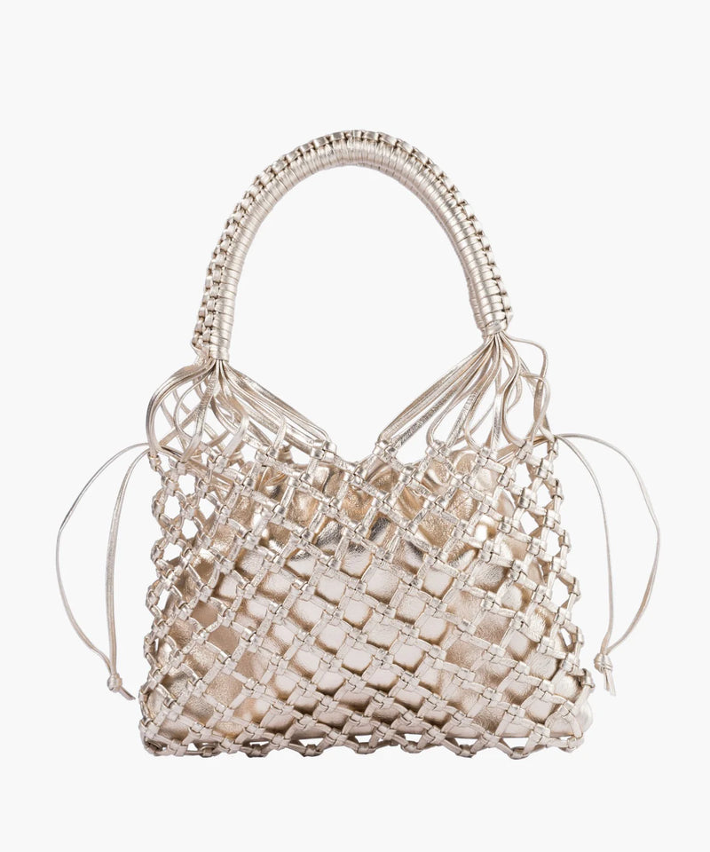 La Net Mini Bag In Leather G
