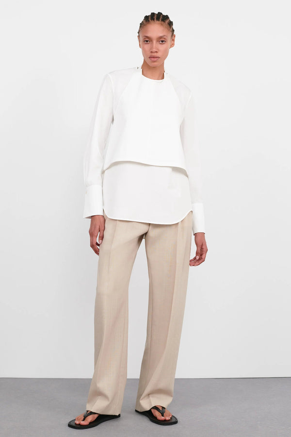 Layered Halter Shirt