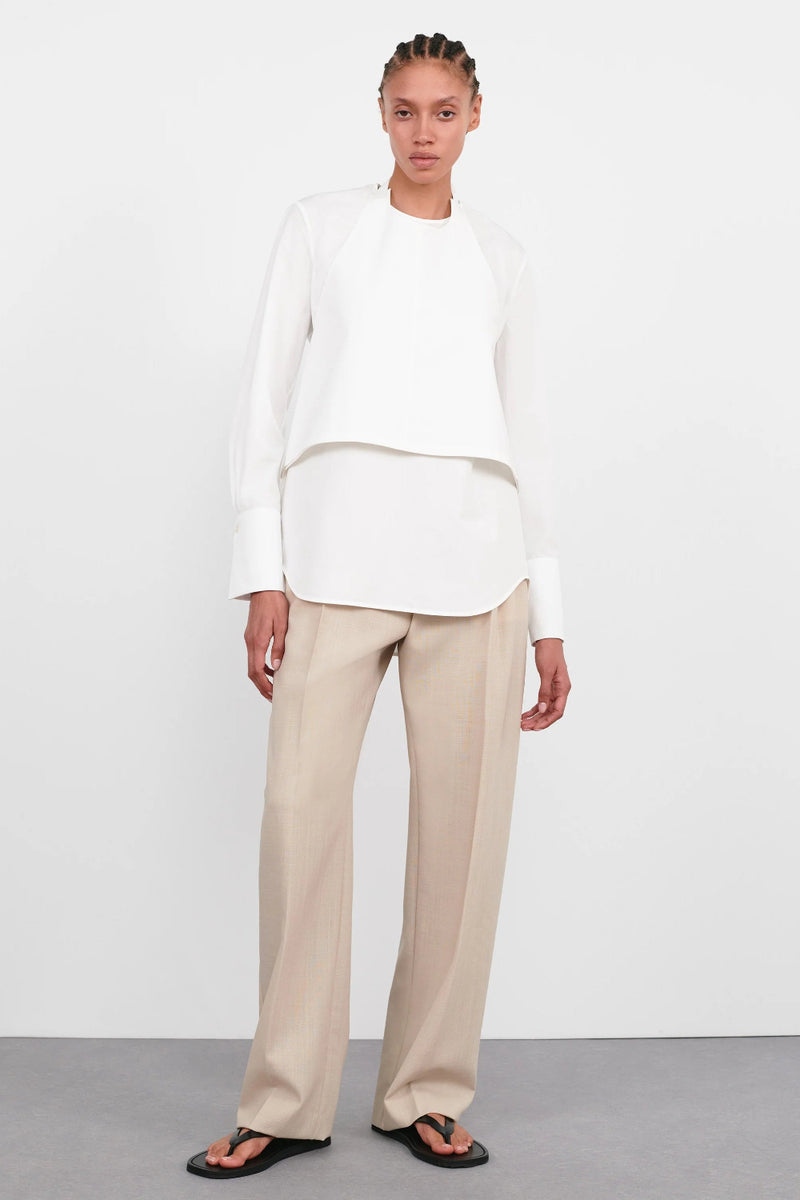 Layered Halter Shirt