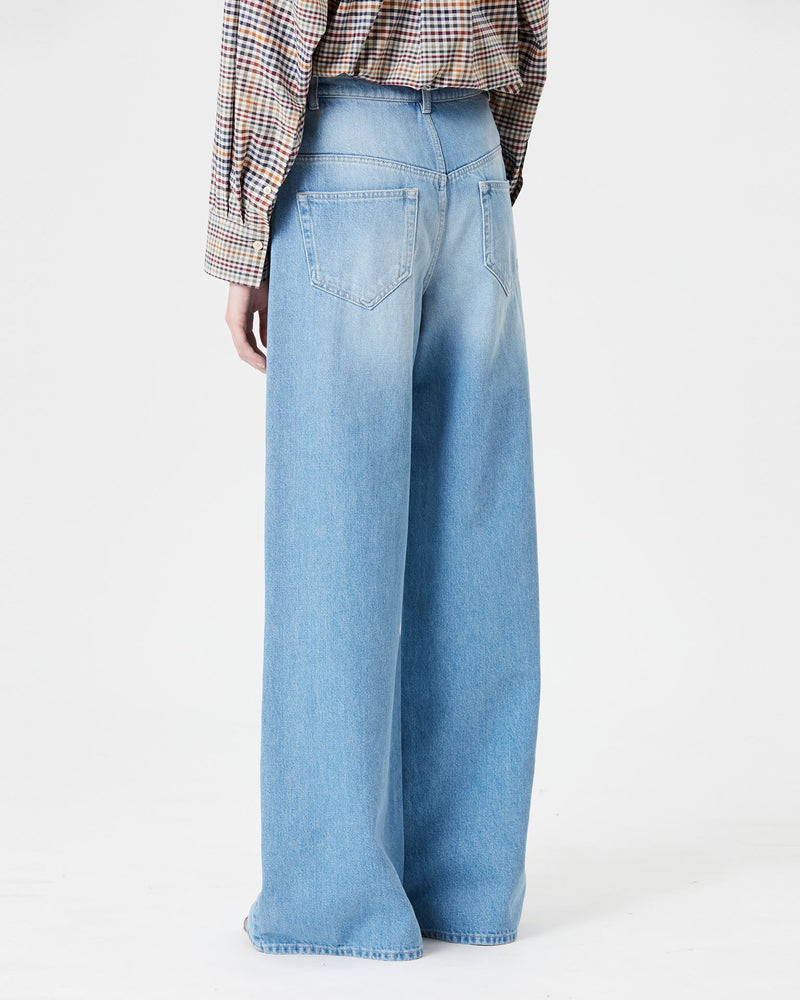 Lemony Wide Leg Jeans Light Blue