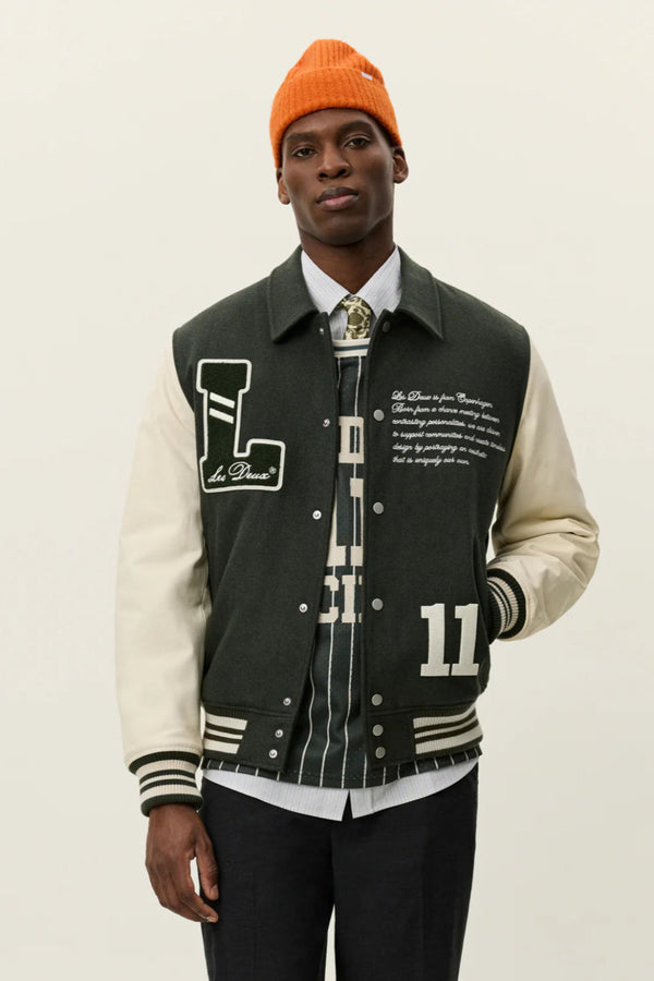Les Deux Varsity Wool Jacket