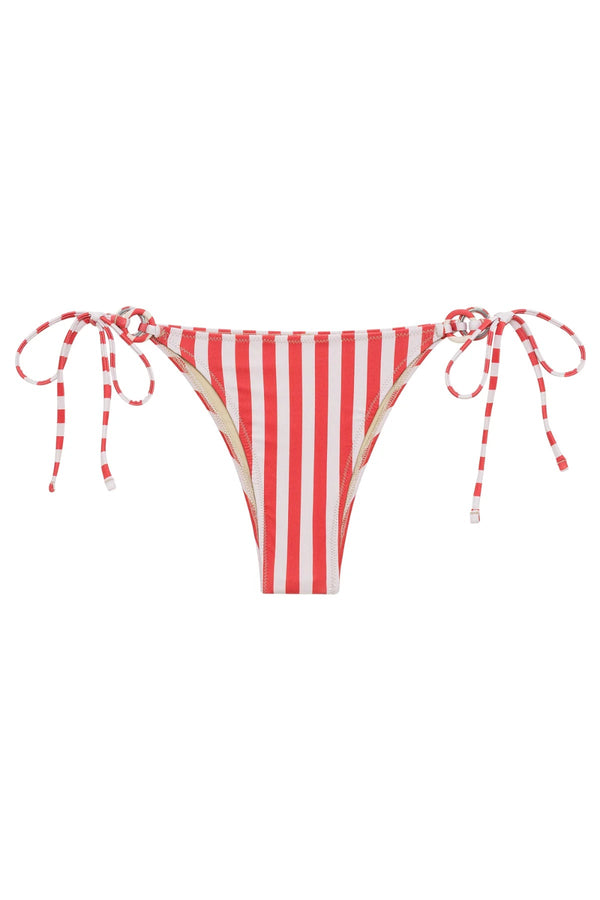 Lily Bikini Bottom Red Stripe