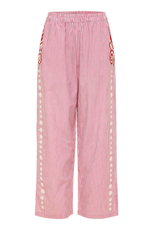 Lou Pants Red Stripe