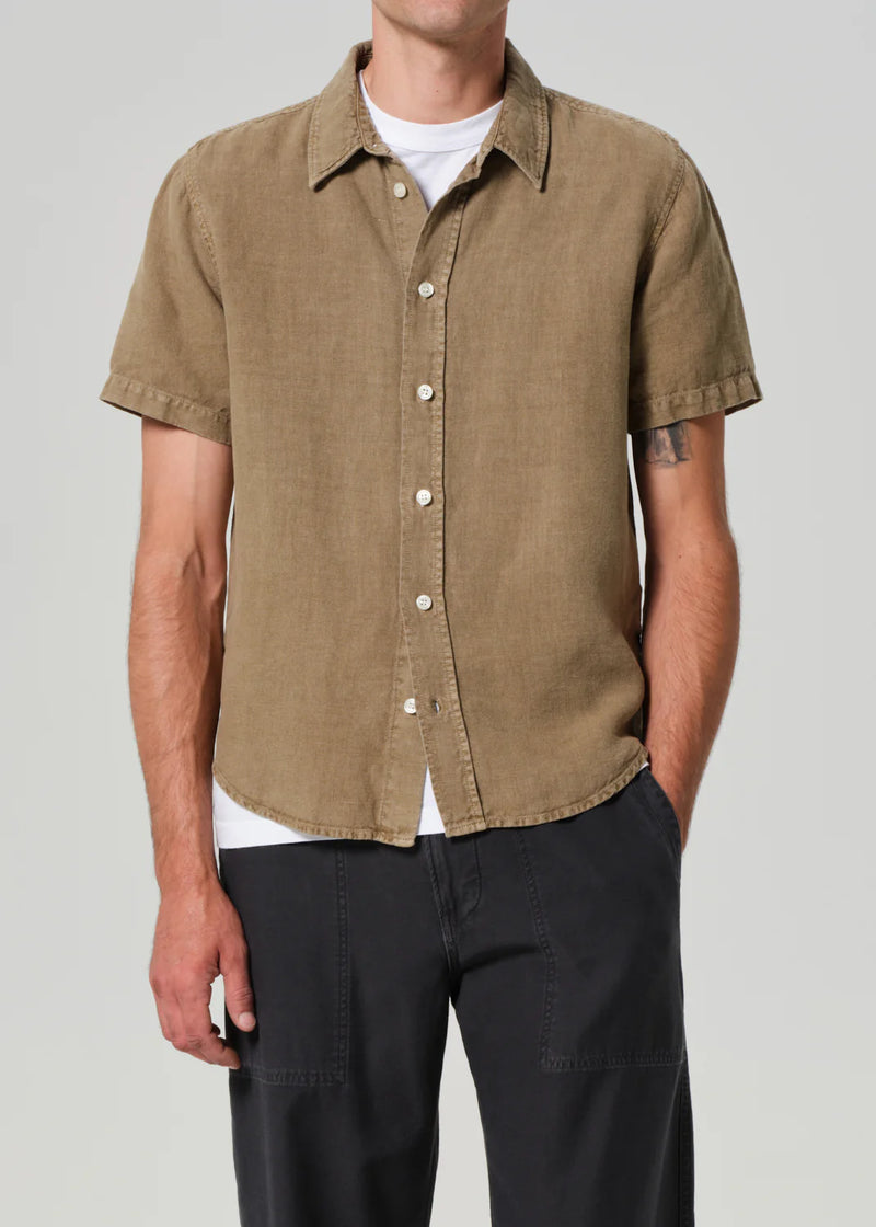 Cairo Short Sleeve Shirt in Linen