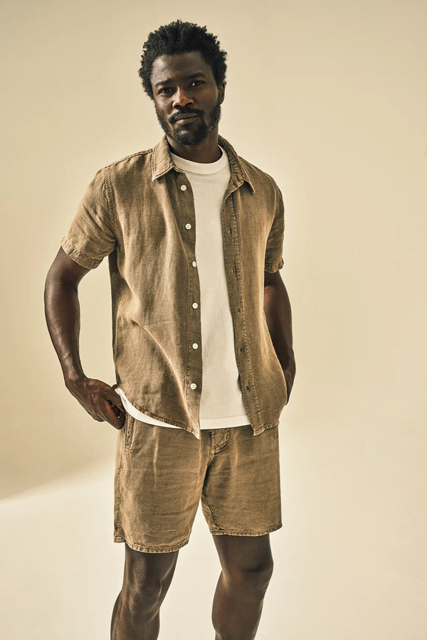 Cairo Short Sleeve Shirt in Linen