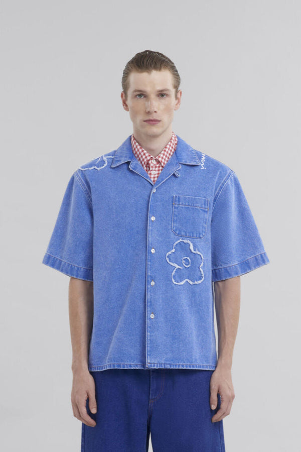 Bowling Shirt with Dillies Patch Details