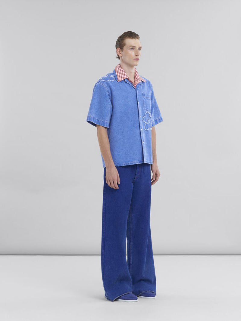 Bowling Shirt with Dillies Patch Details