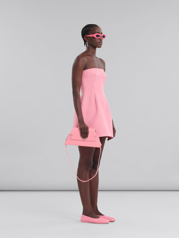 Pink Caddy Strapless Mini Dress