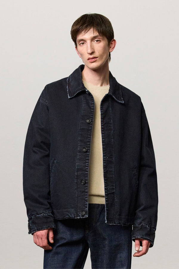Cadillac Canvas Jacket Dark Blue