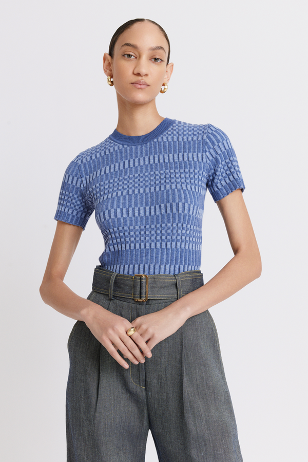 Two Tone Stripe T-Shirt