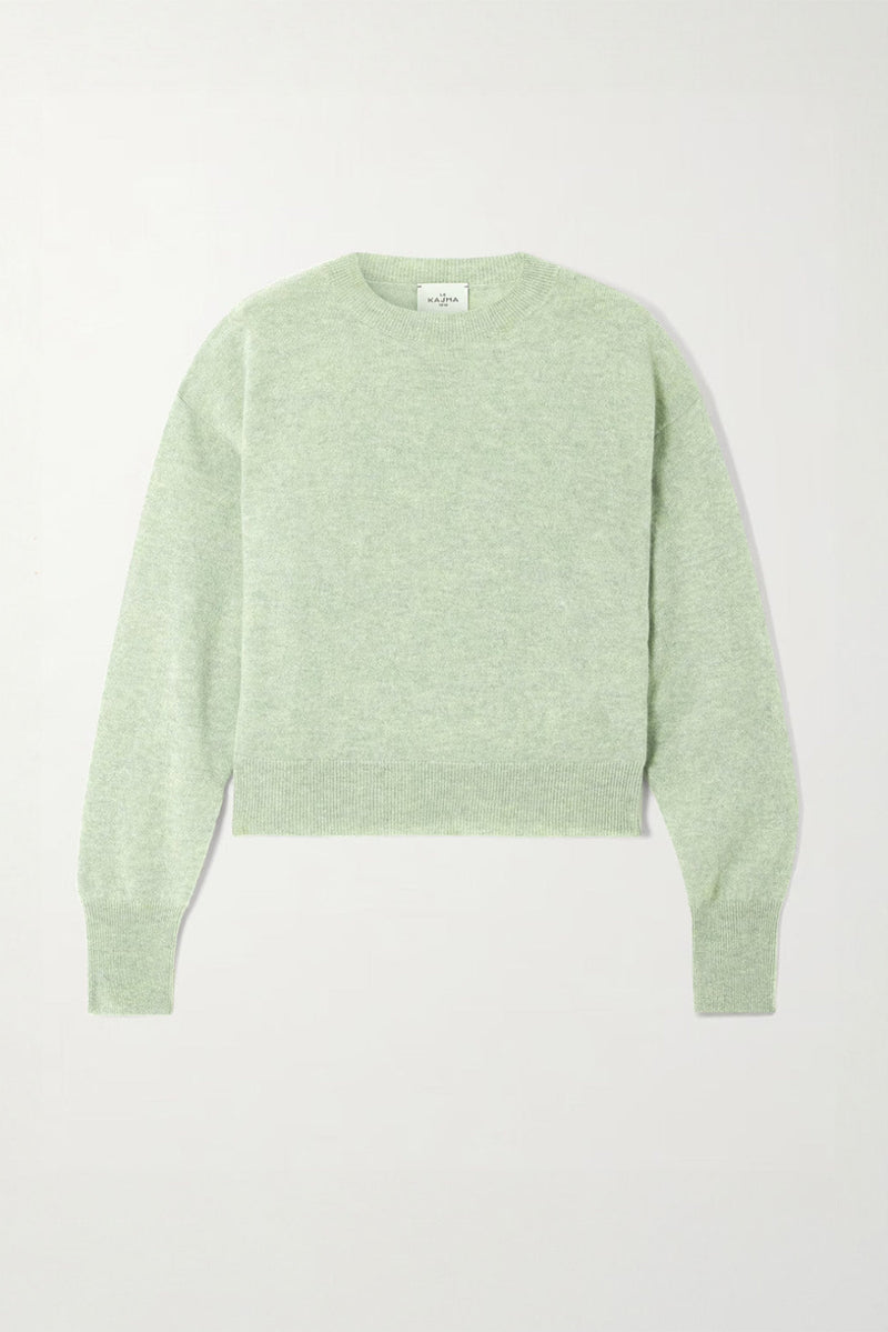 Menorca Round Neck Sweater Sauge