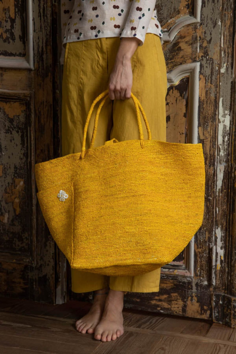 Isabella Golden Yellow Bag