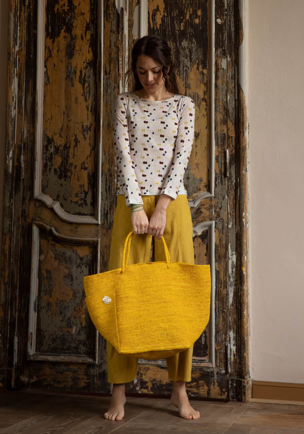 Isabella Golden Yellow Bag
