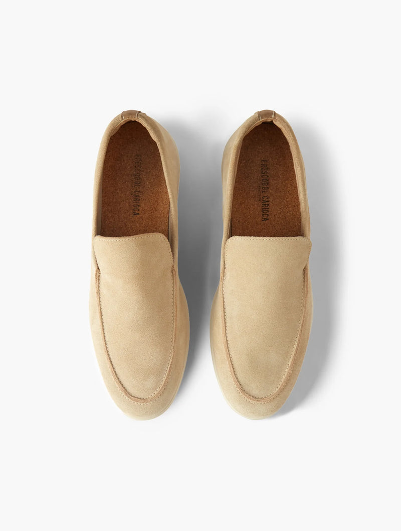 Miguel Suede Loafers Sand