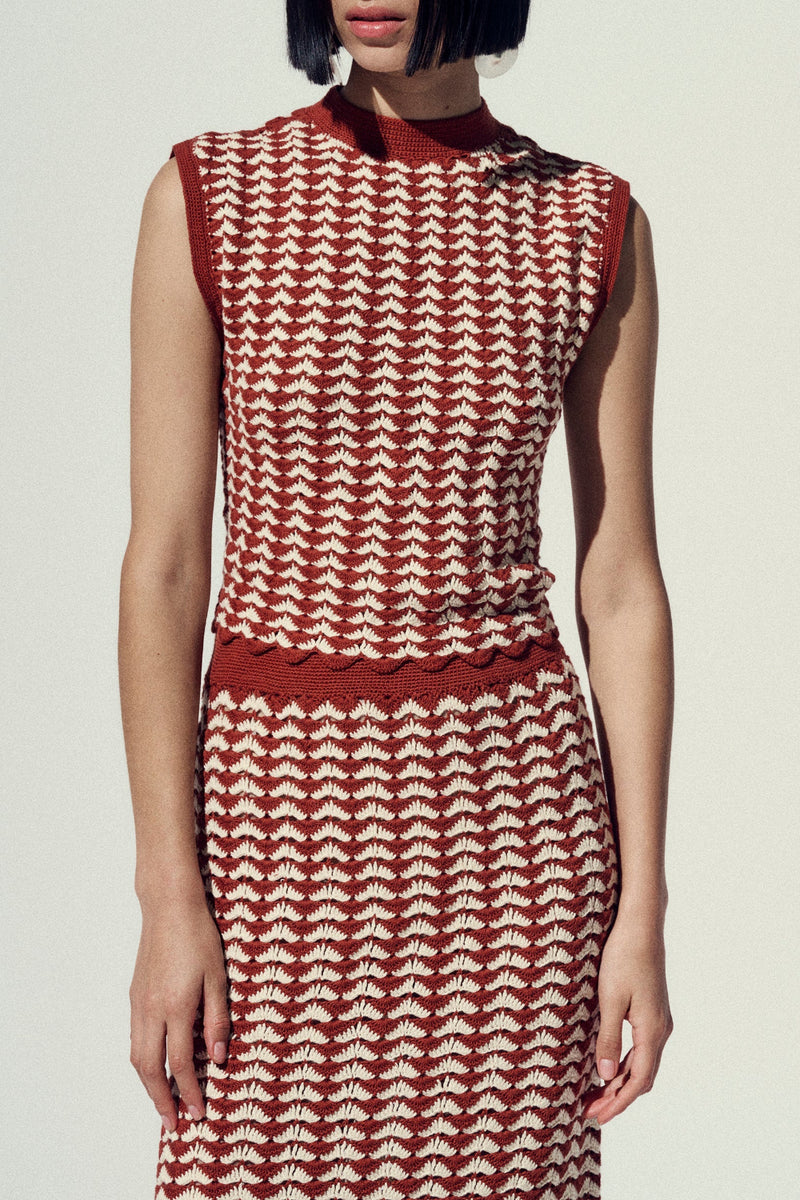 Motupe Crochet Top