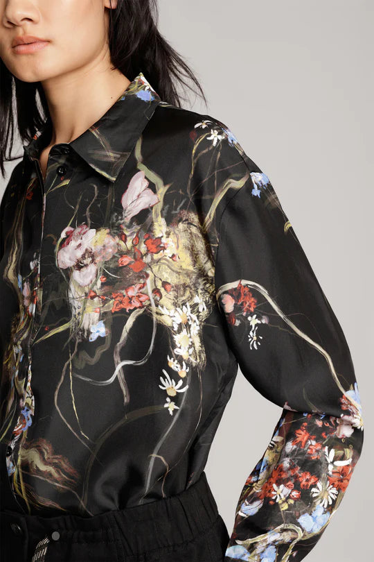 Aseia Silk Short Shirt