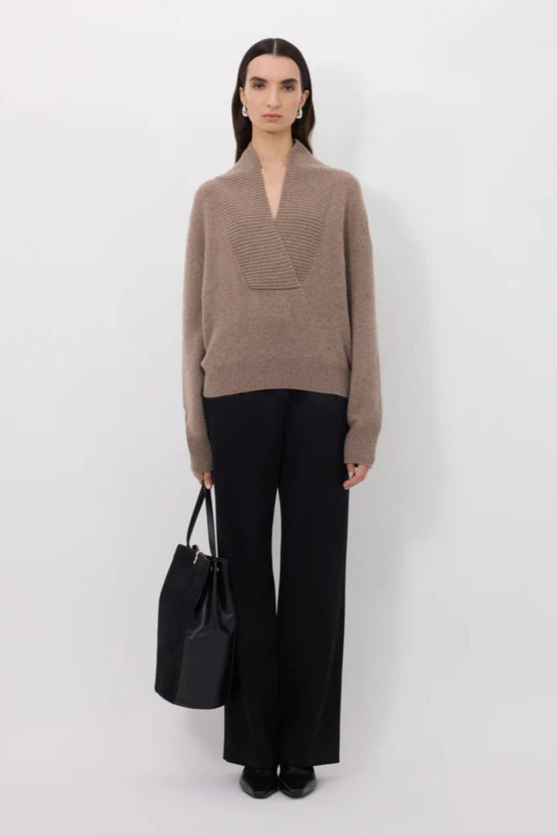 Makela Large V Neck Sweater