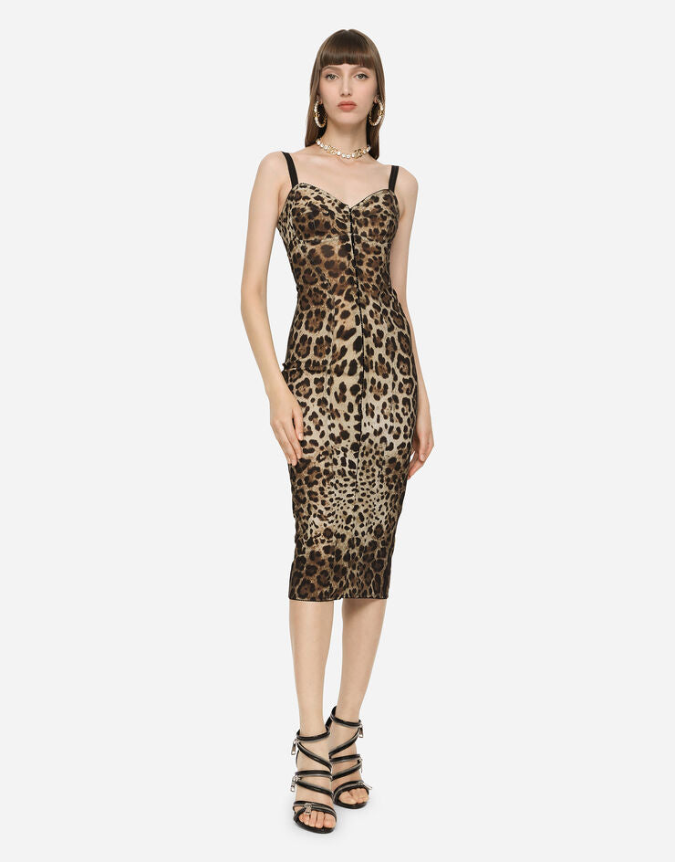 Marquisette Calf-Length Dress