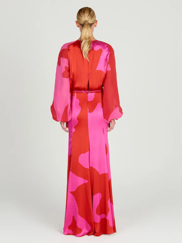 Messina Dress Vermillion