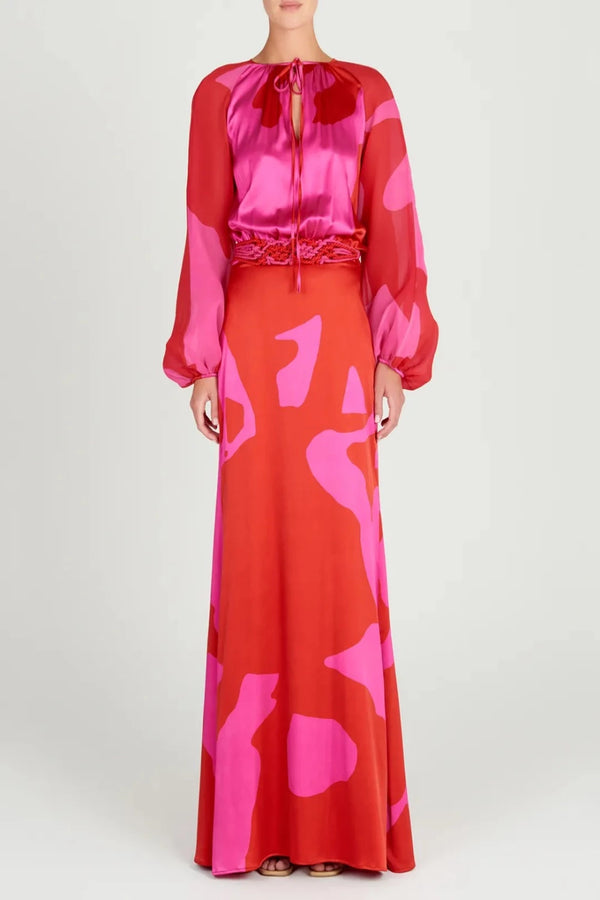 Messina Dress Vermillion