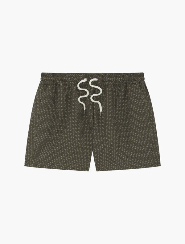 Micro Copa Print Seawood-Dark Olive