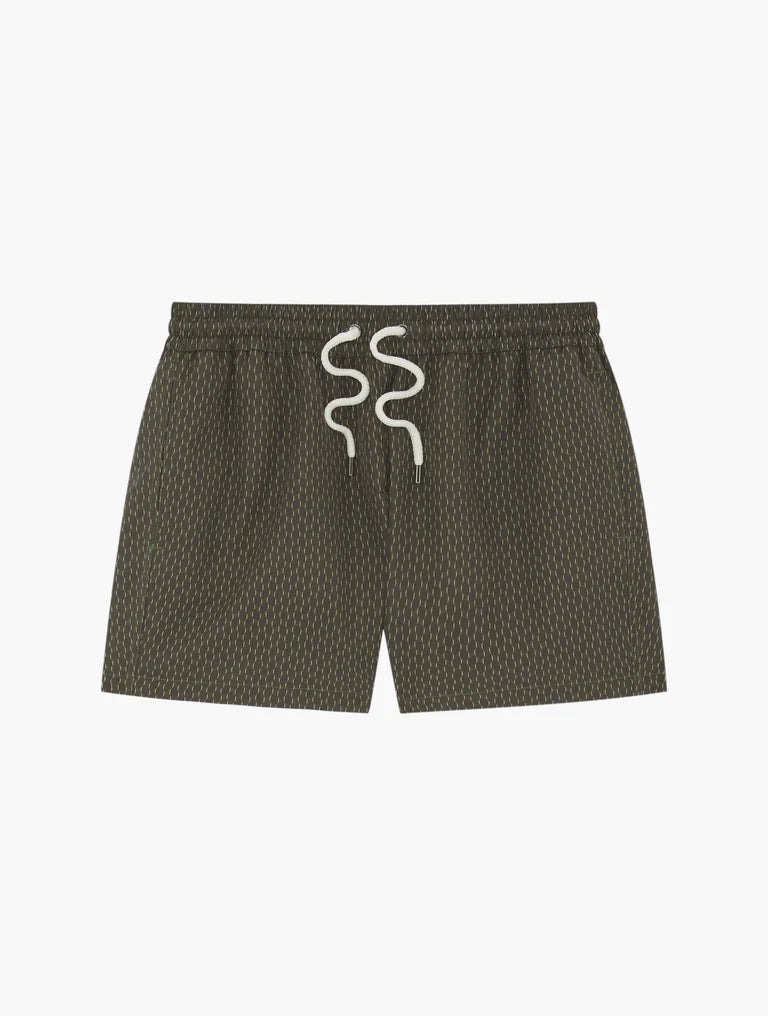 Micro Copa Print Seawood-Dark Olive