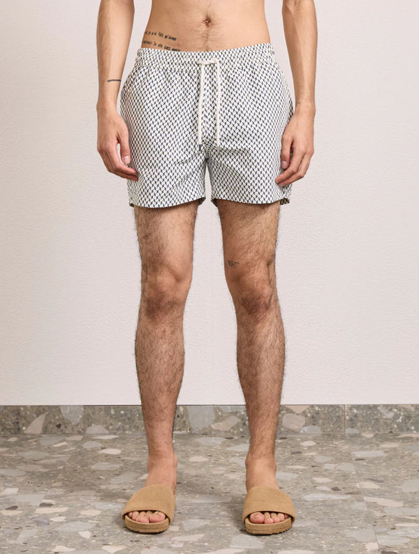 Rio Micro Copa Print Ivory-Charcoal