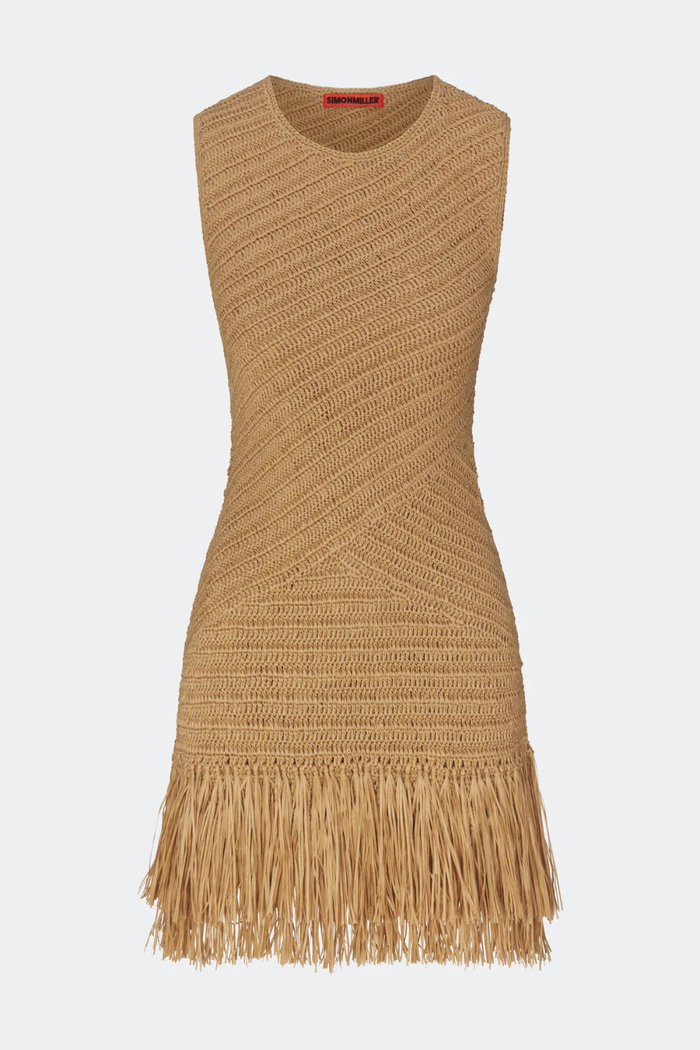 mira crochet mini dress SIMONMILLER Mira Crochet Mini Dress in Natural S / Natural